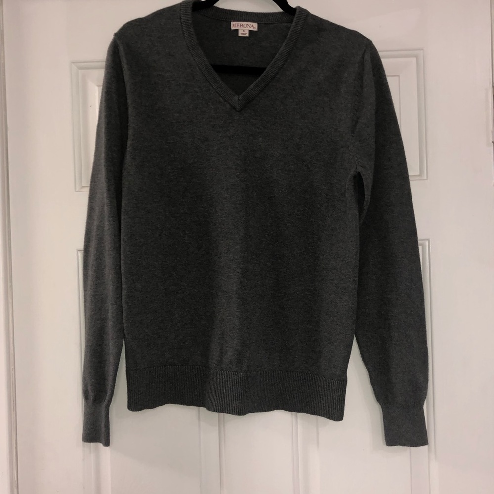 Merona Gray V-neck Sweater